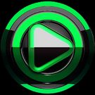 Скачать разблокированную Poweramp skin Black Green на Андроид бесплатно по ссылке на файл apk