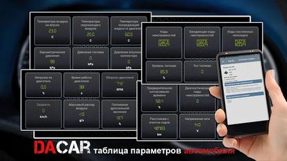Скачать русскую Dacar (OBD2 ELM327) на Андроид бесплатно по ссылке на файл apk