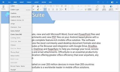 Скачать разблокированную OfficeSuite Font Pack на Андроид бесплатно по ссылке на apk