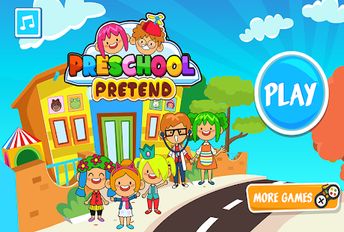 Скачать полную Pretend Preschool - Kids School Learning Games на Андроид бесплатно по ссылке на файл apk