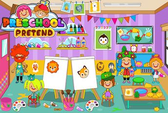 Скачать полную Pretend Preschool - Kids School Learning Games на Андроид бесплатно по ссылке на файл apk
