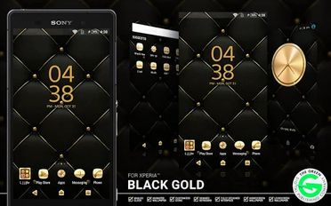 Скачать полную Black Gold for Xperia™ на Андроид бесплатно прямая ссылка на apk