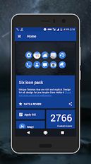 Скачать разблокированную Six - Icon Pack на Андроид бесплатно прямая ссылка на apk