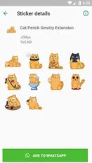 Скачать разблокированную Cat Persik Stickers - WAStickerApps на Андроид бесплатно по ссылке на файл apk